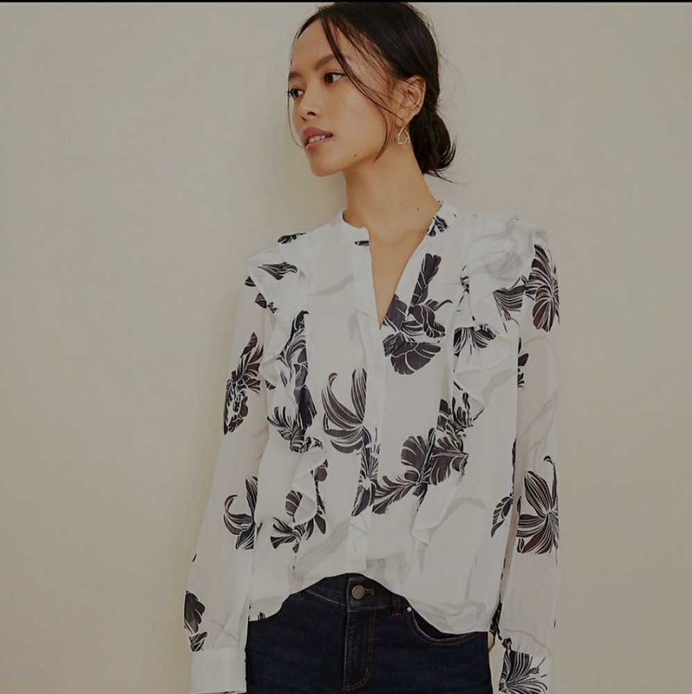 Ann Taylor Floral blouse